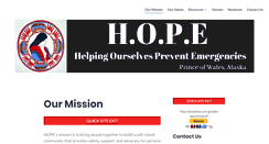 Desktop Screenshot of hope4pow.org